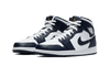 Air Jordan 1 Mid White Metallic Gold Obsidian - Secured Stuff